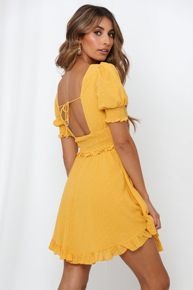 Holland Houses Dress Mustard
