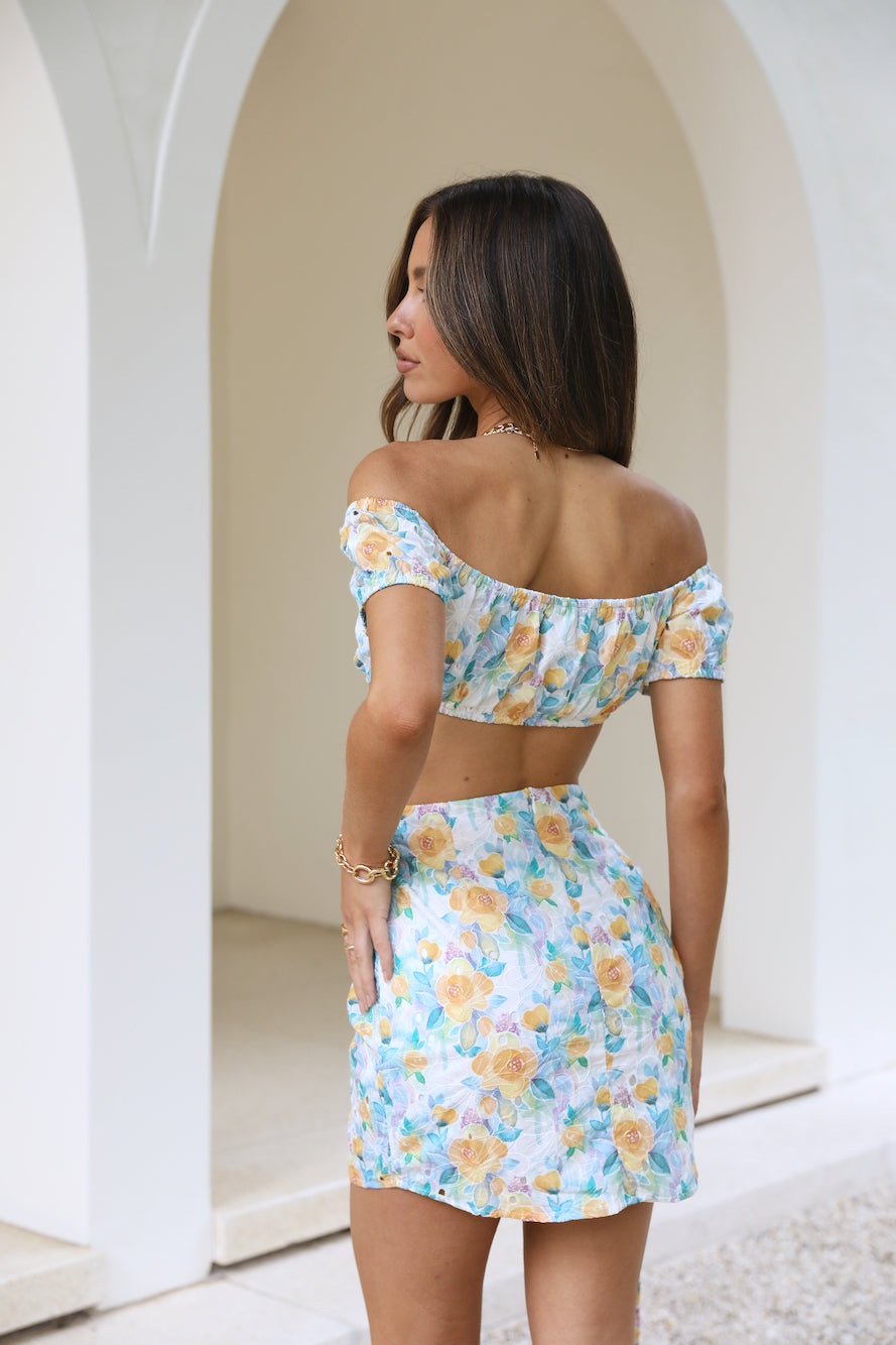 HELLO MOLLY Light Hearted Crop Top Floral