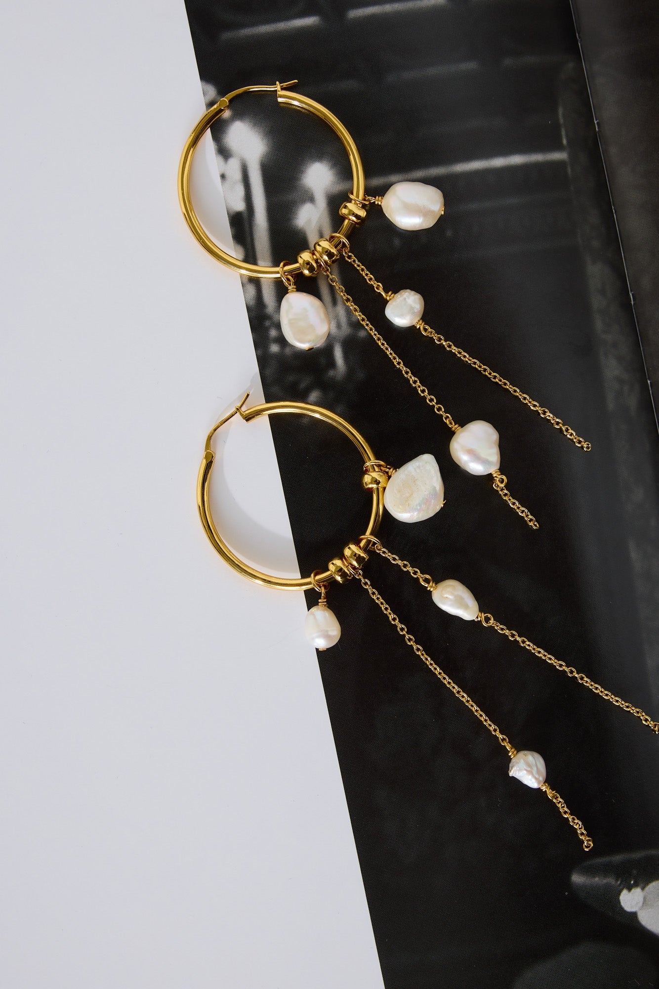 18k Gold Plated Surf Side Earrings Gold