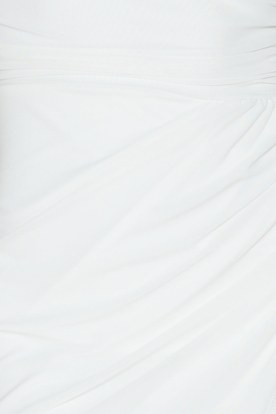 Time Winner Midi Dress White
