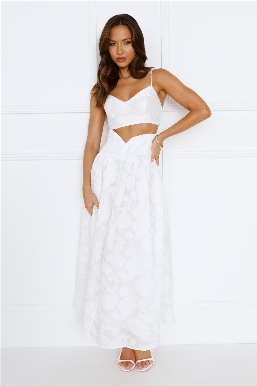 Simply Unique Crop Top White