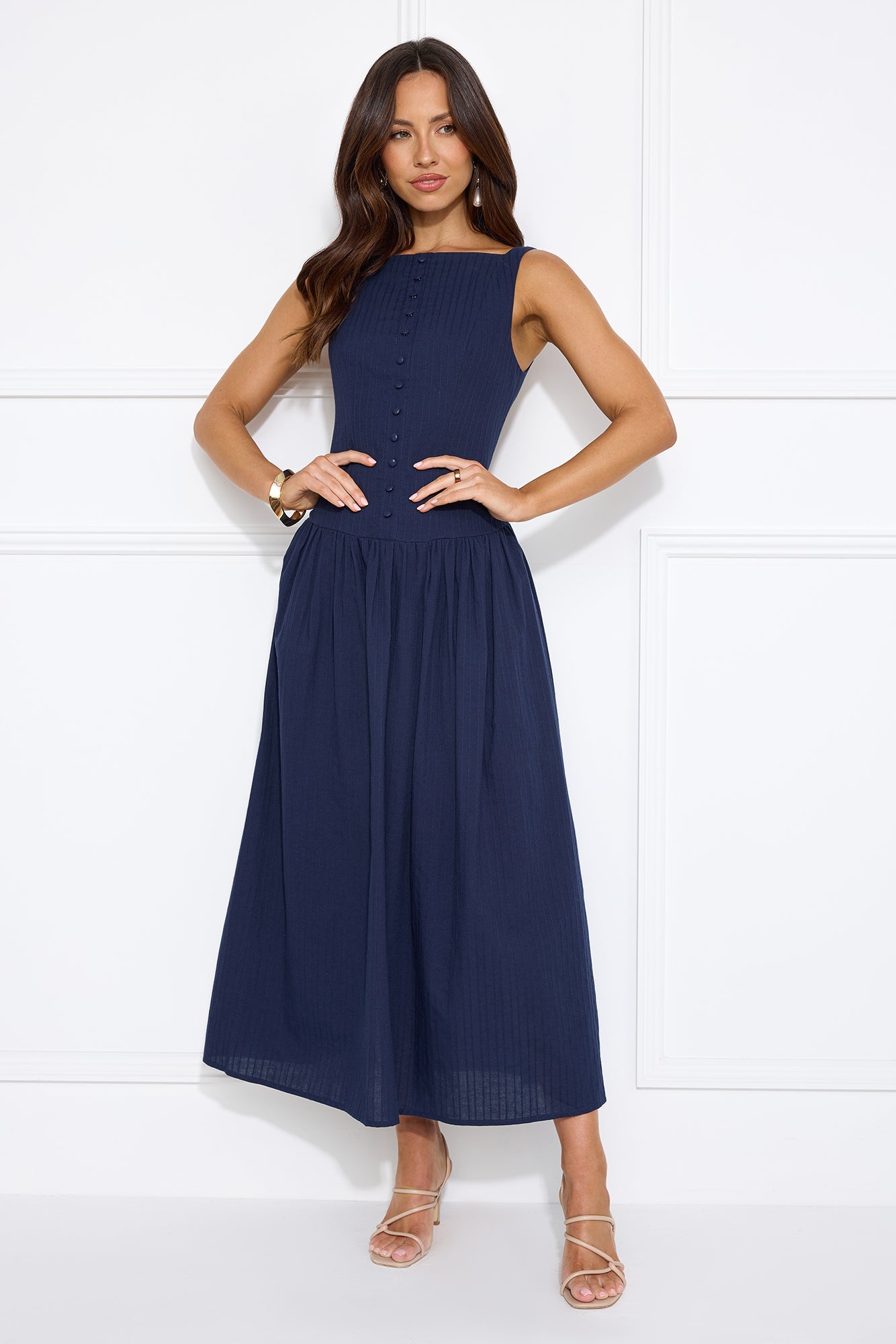 Sloane Maxi Dress Navy