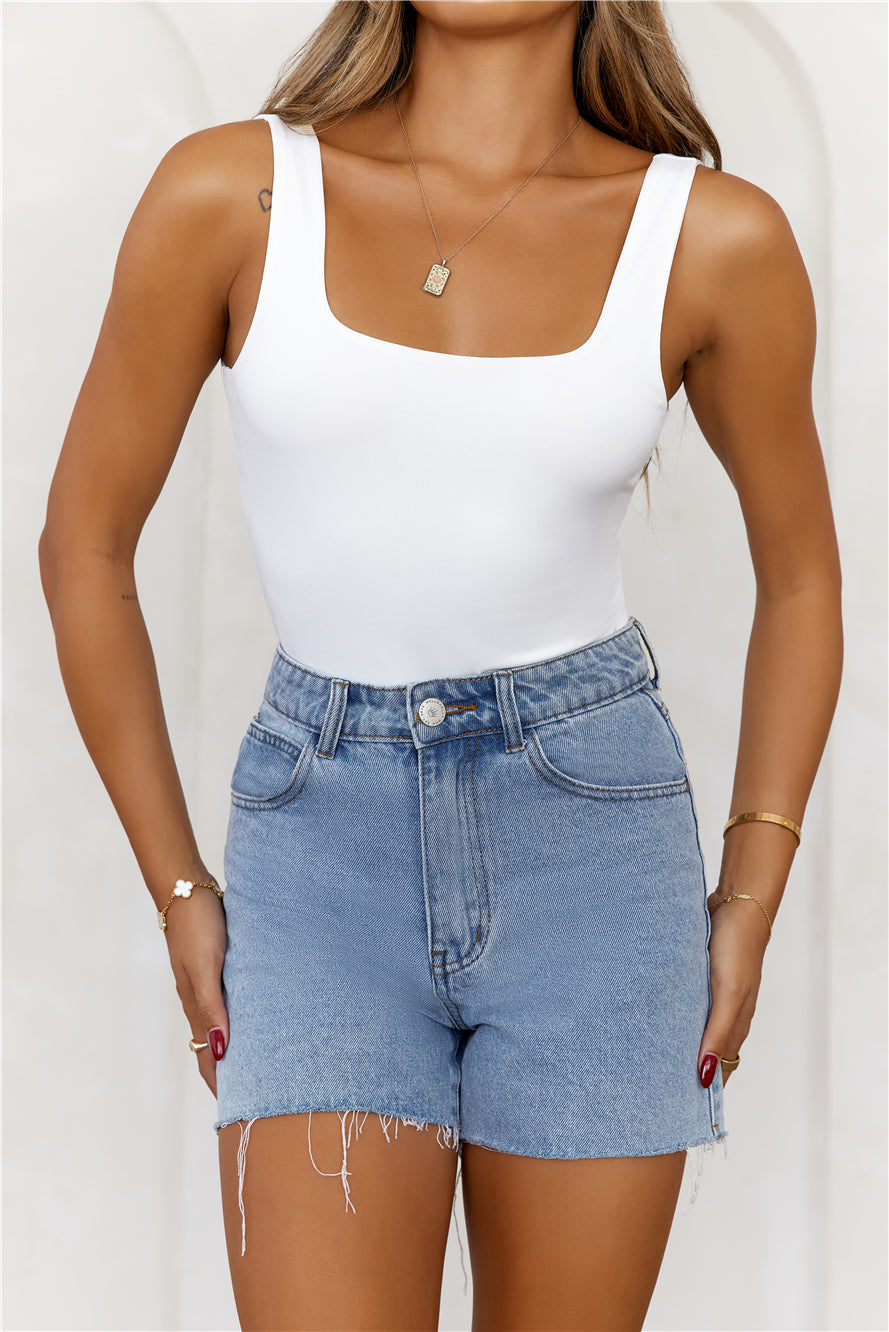 BASE Superior Snatch Bodysuit White
