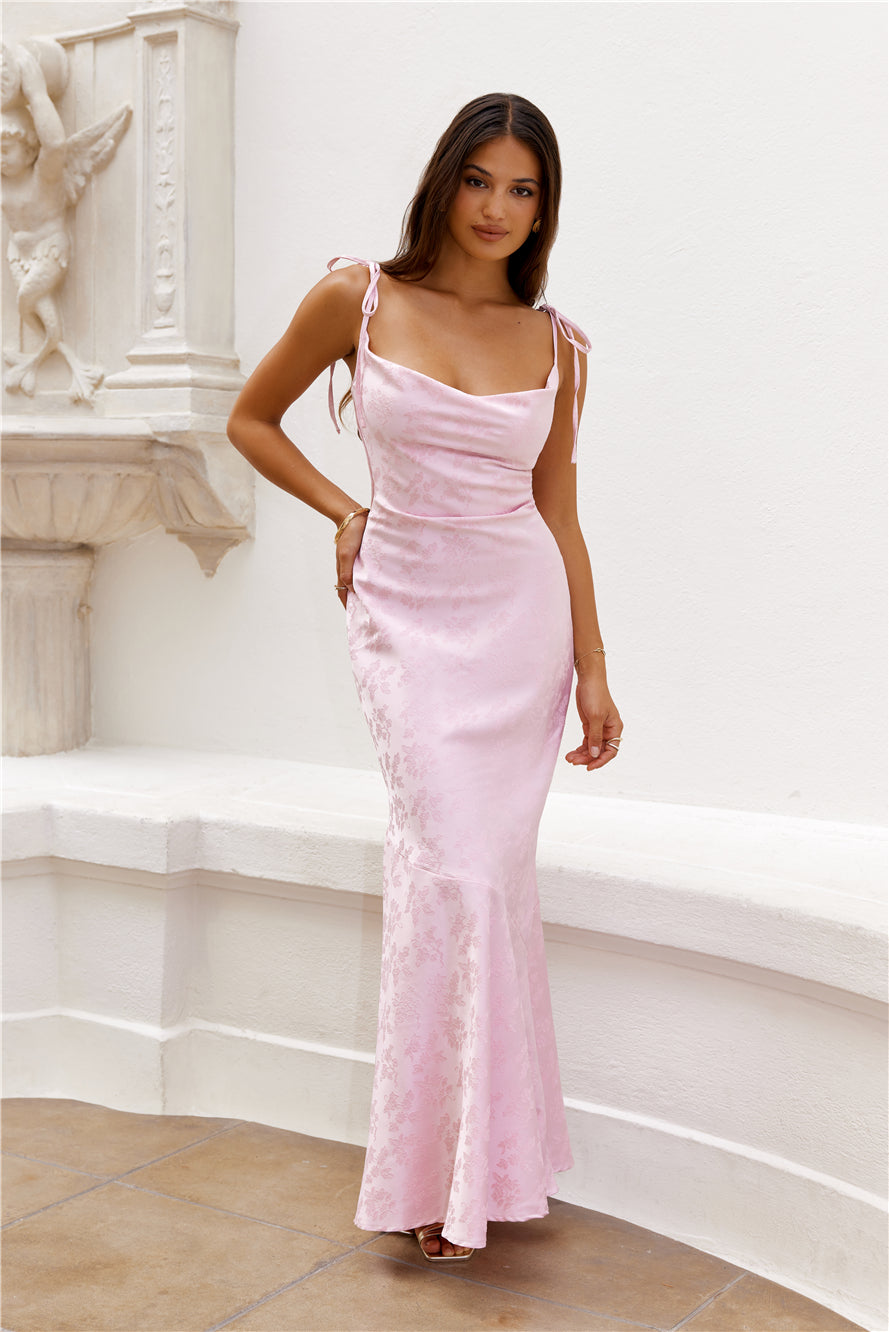 Sophisticated City Maxi Dress Pink