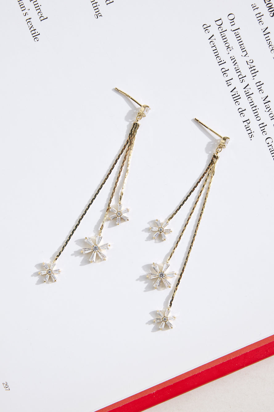 18k Gold Plated Marigold Earrings Gold