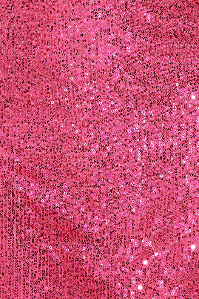 Sparkles Flying Sequins Mini Dress Pink