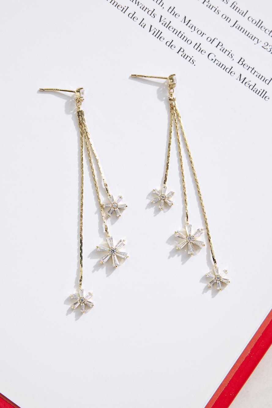 18k Gold Plated Marigold Earrings Gold