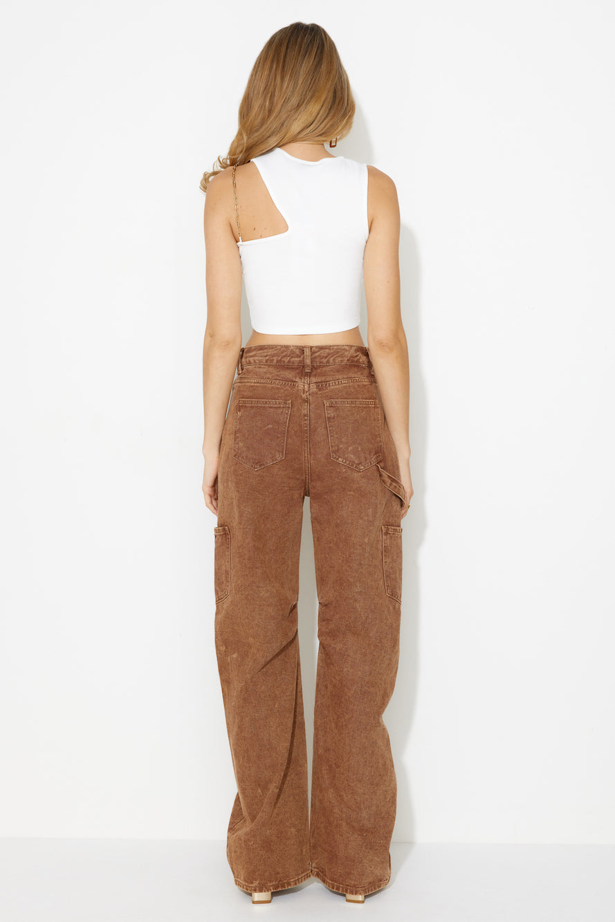 LIONESS Miami Vice Jean Stone Wash
