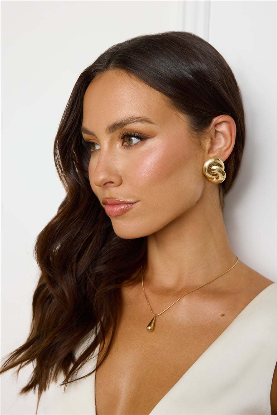 Aiko Earrings Gold