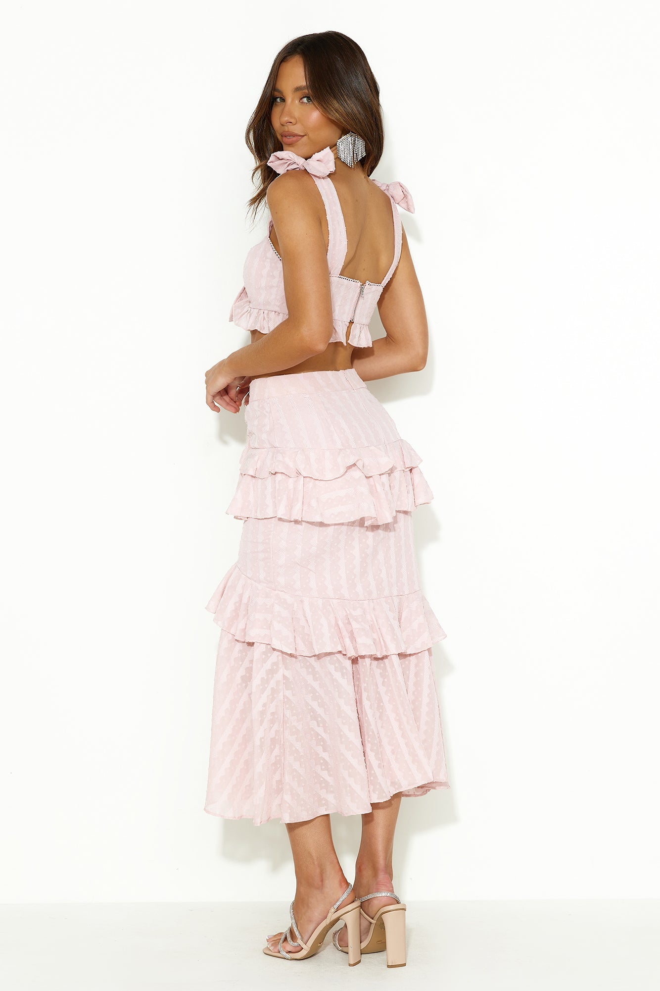 Dainty Moment Crop Top Pink