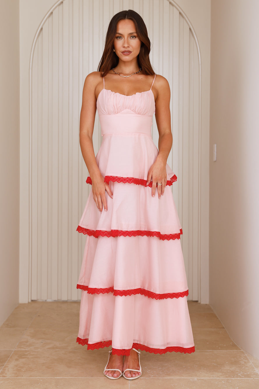 Ethereal Magic Maxi Dress Pink