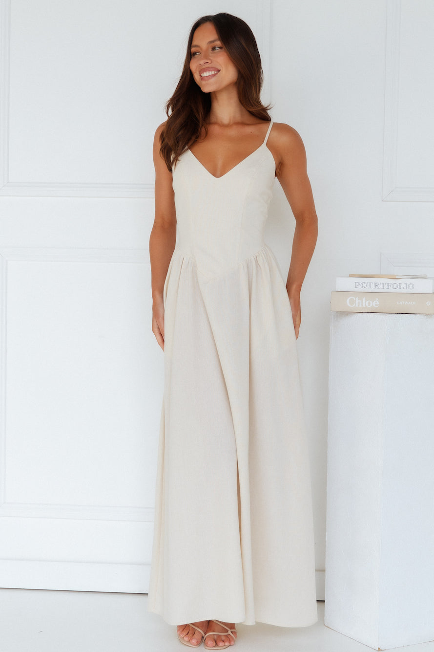 Zephy Maxi Dress Sand