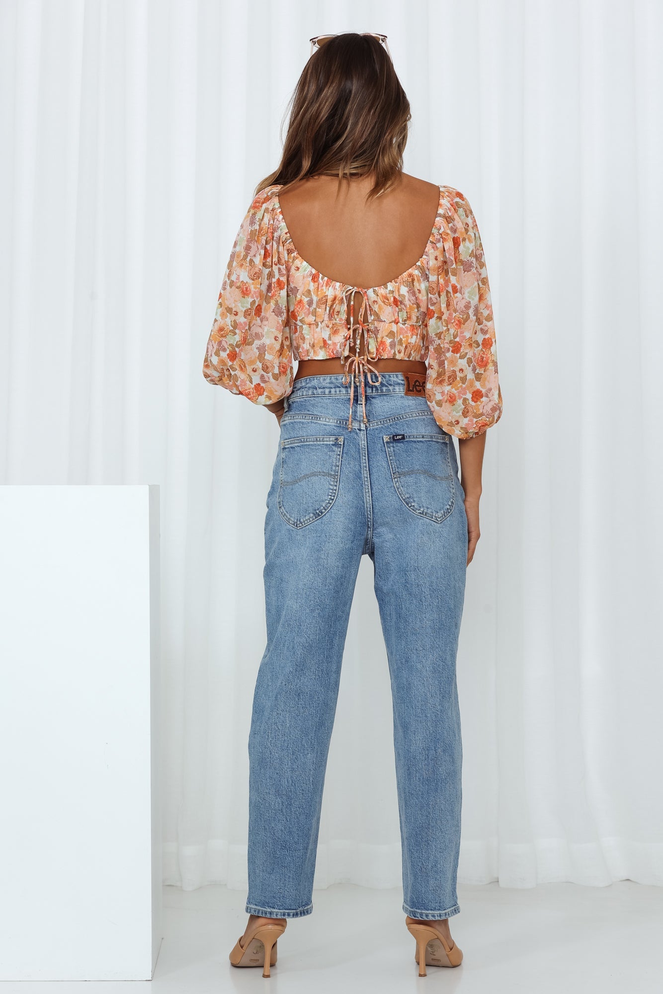 Spring Glory Crop Top Orange
