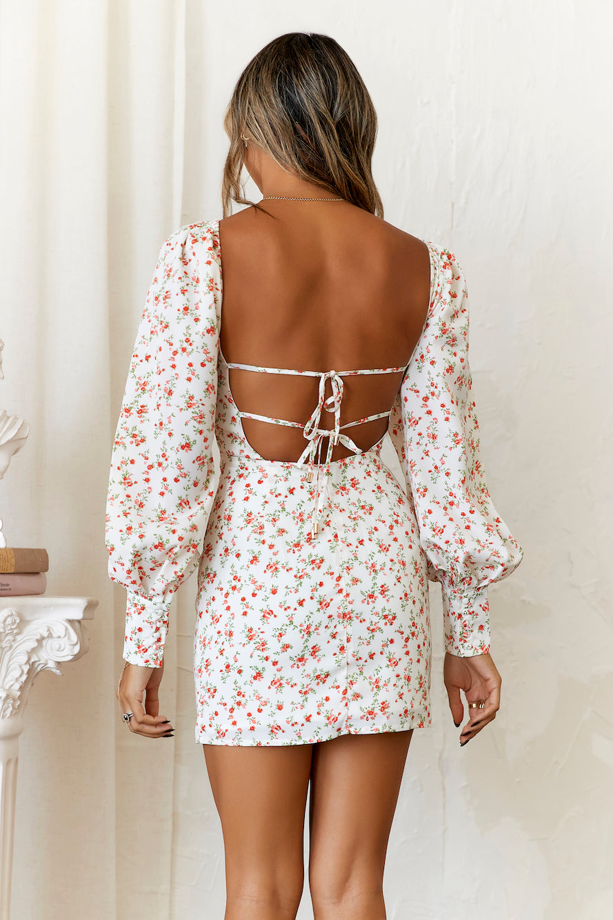 HELLO MOLLY Cr��me De La Cr��me Mini Dress White