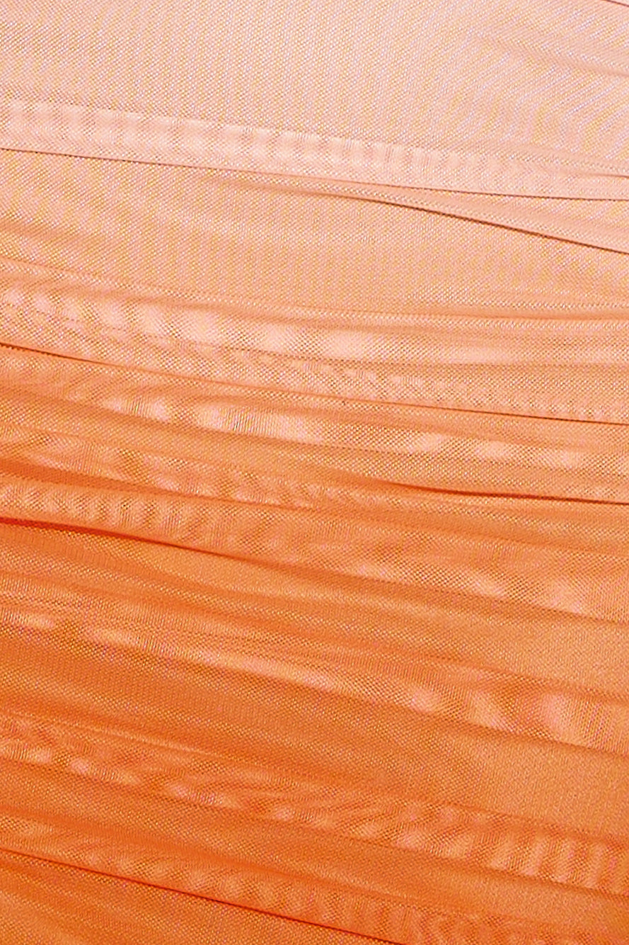 Splashing Out Mesh Maxi Dress Orange