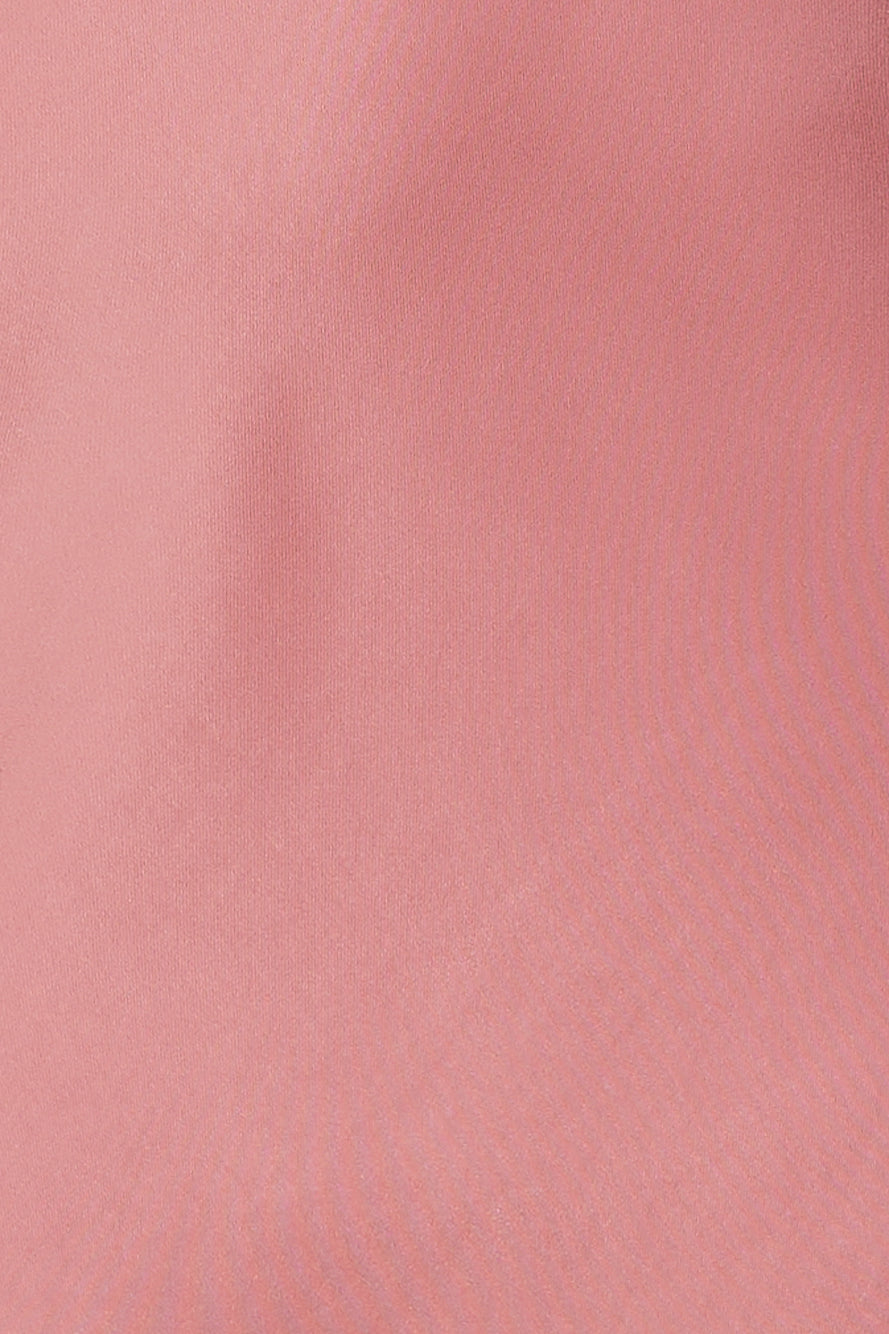 Steal Your Style Satin Mini Dress Rose