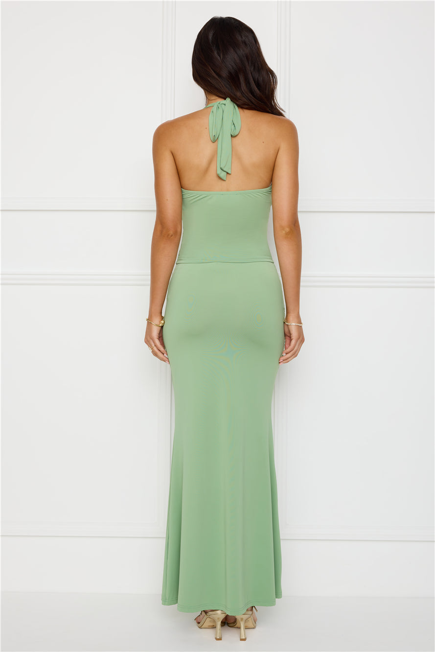 Starfish Beauty Halter Top Sage