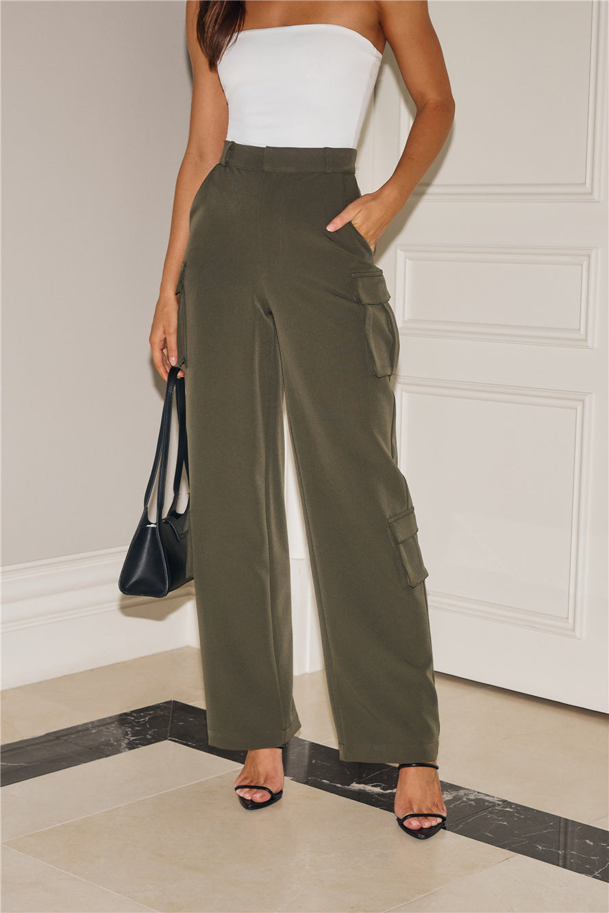 The Tailored Cargo Pants Khaki