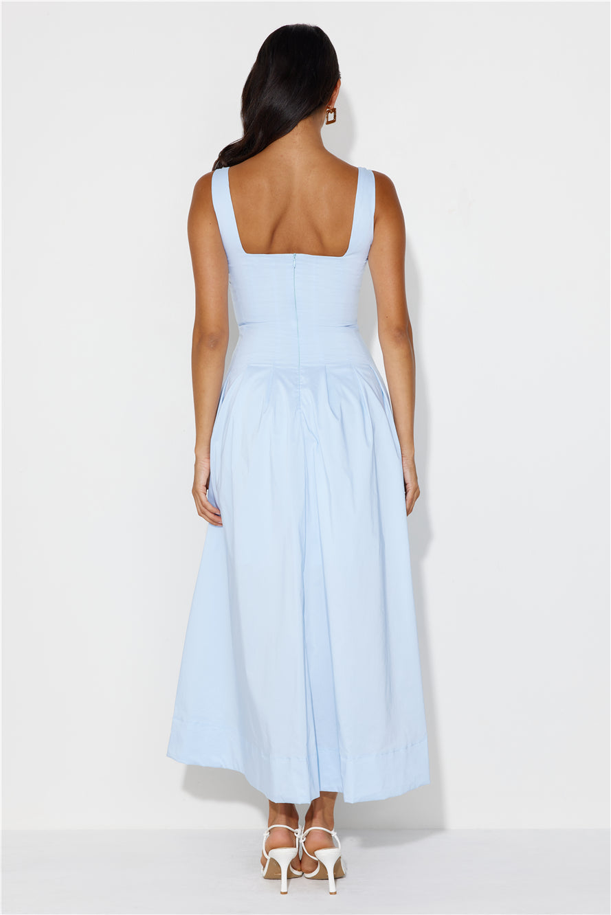 Classy Days Midi Dress Blue