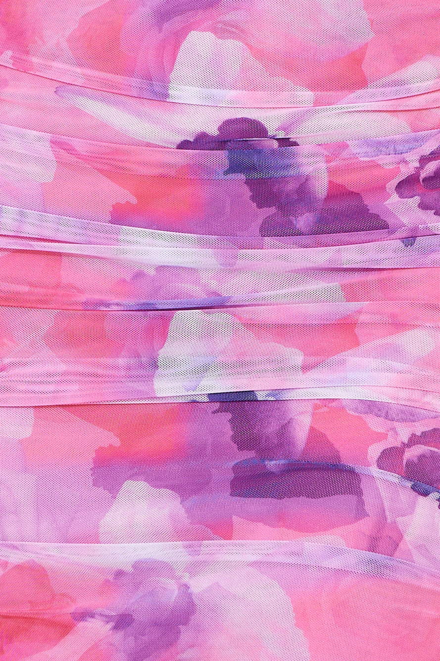 Prep And Go Mesh Maxi Dress Pink