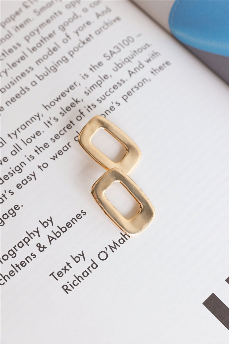 18k Gold Plated Sublime Earrings Gold