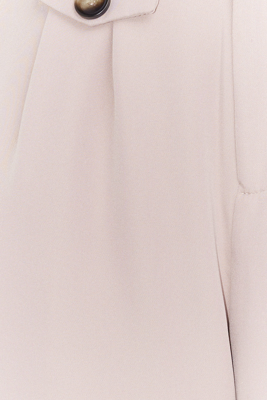 Street Fashion Pants Beige