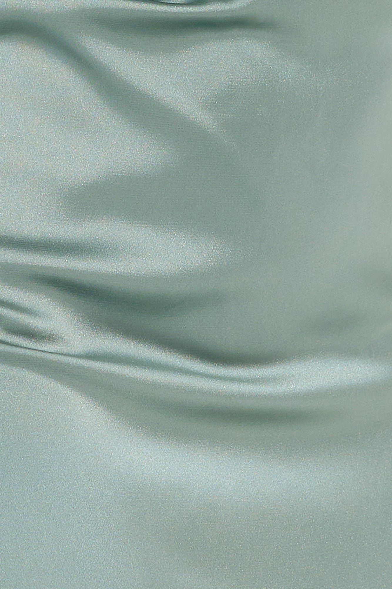 Stars Of Luxury Satin Maxi Dress Sage