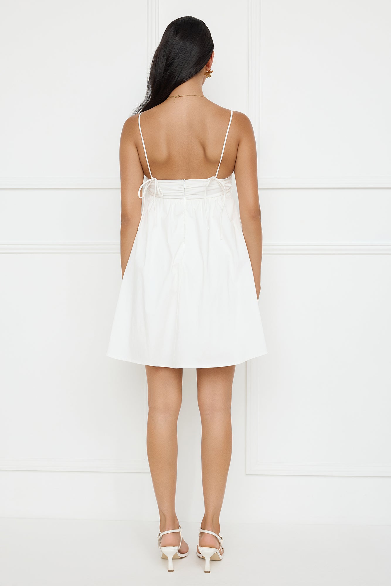 Sands Of Paradise Mini Dress White