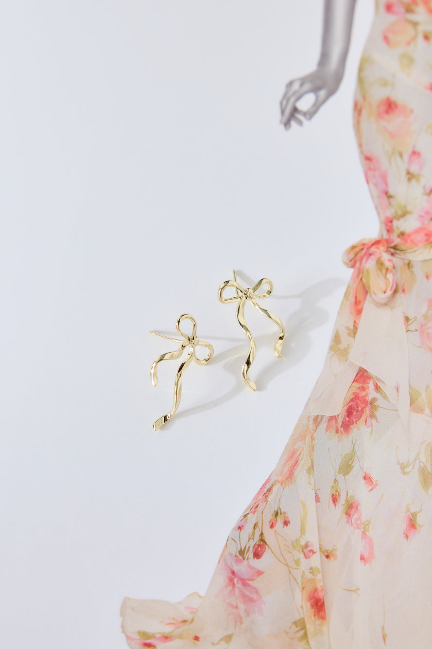 18k Gold Plated Kim Earrings Gold