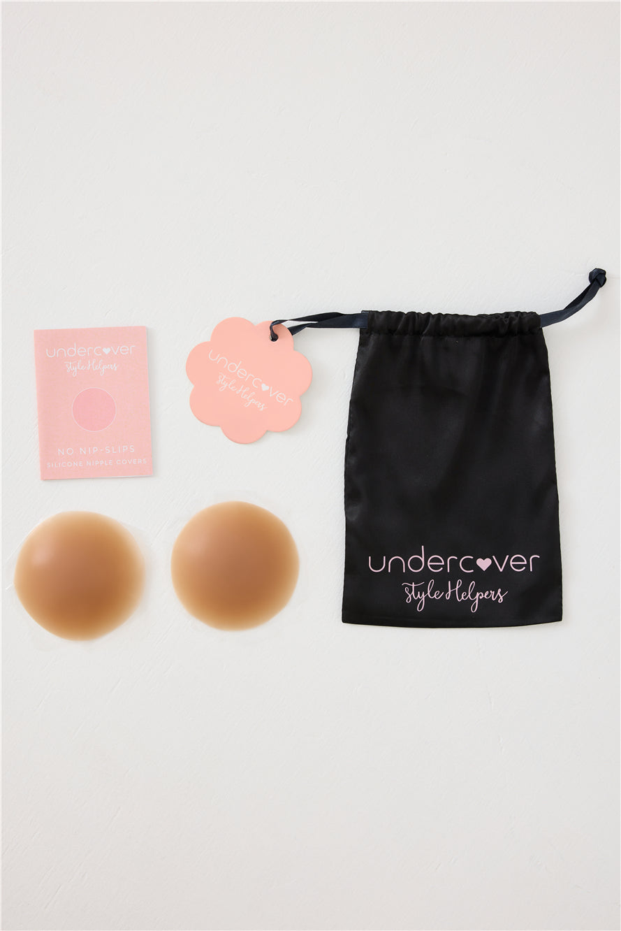 8cm No Nip Slips Nipple Covers Dark