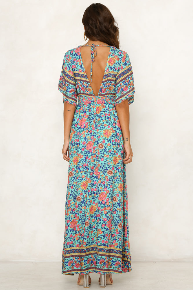 Montalvo Maxi Dress Turquoise