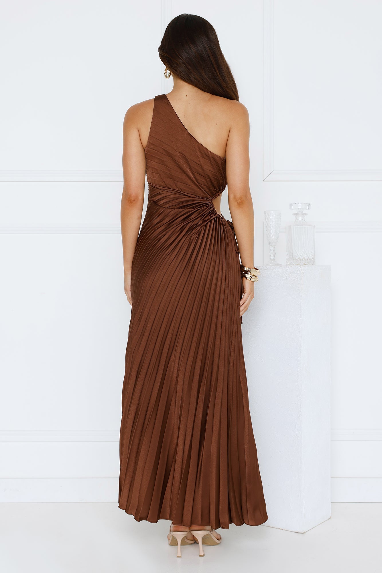 Season Of Weddings Maxi Dress Brown