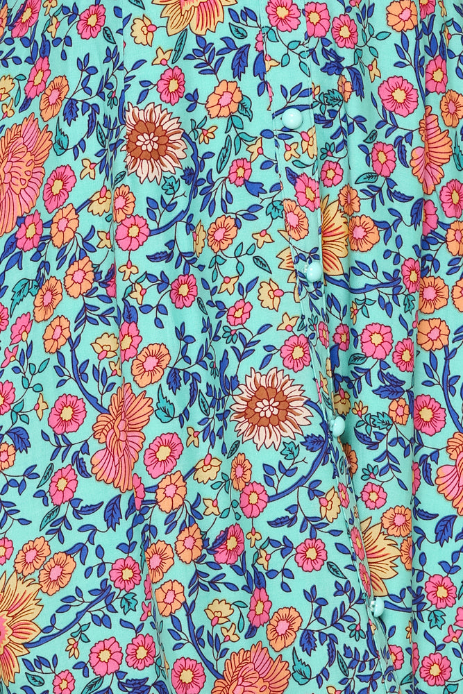 Montalvo Maxi Dress Turquoise