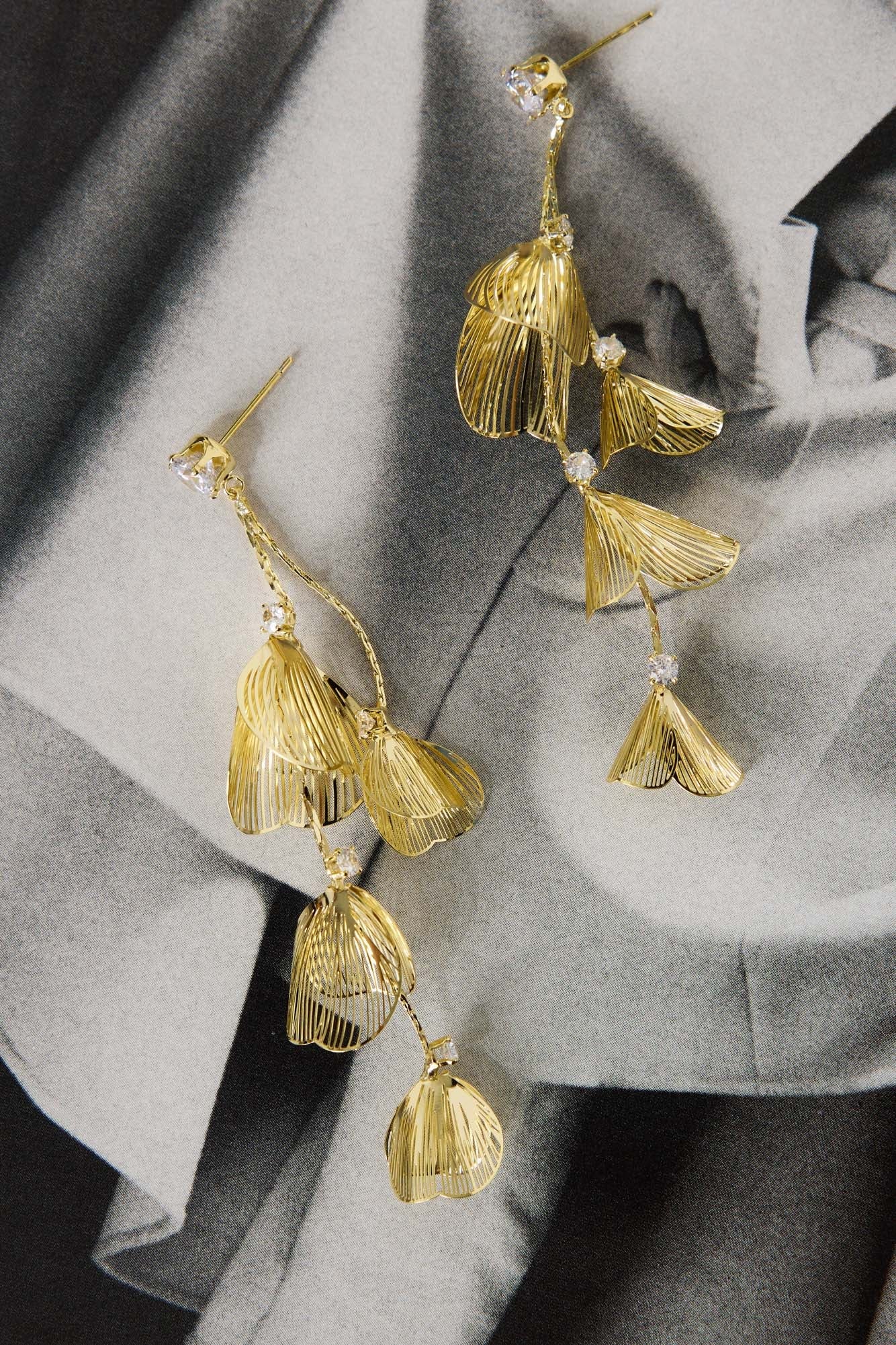 18k Gold Plated Deni Earrings Gold