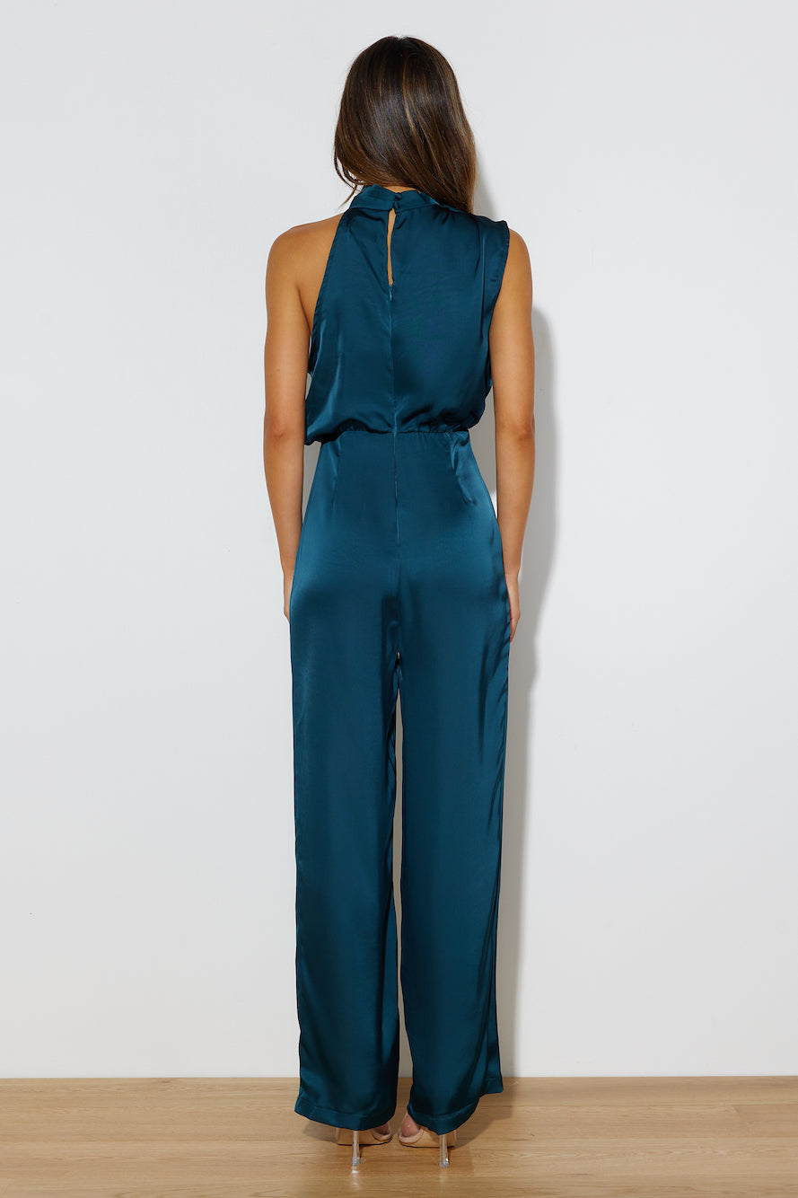 Youthful Days Jumpsuit Teal