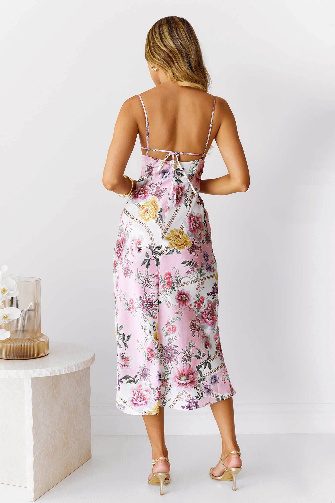 Flower Sanctuary Midi Dress Floral