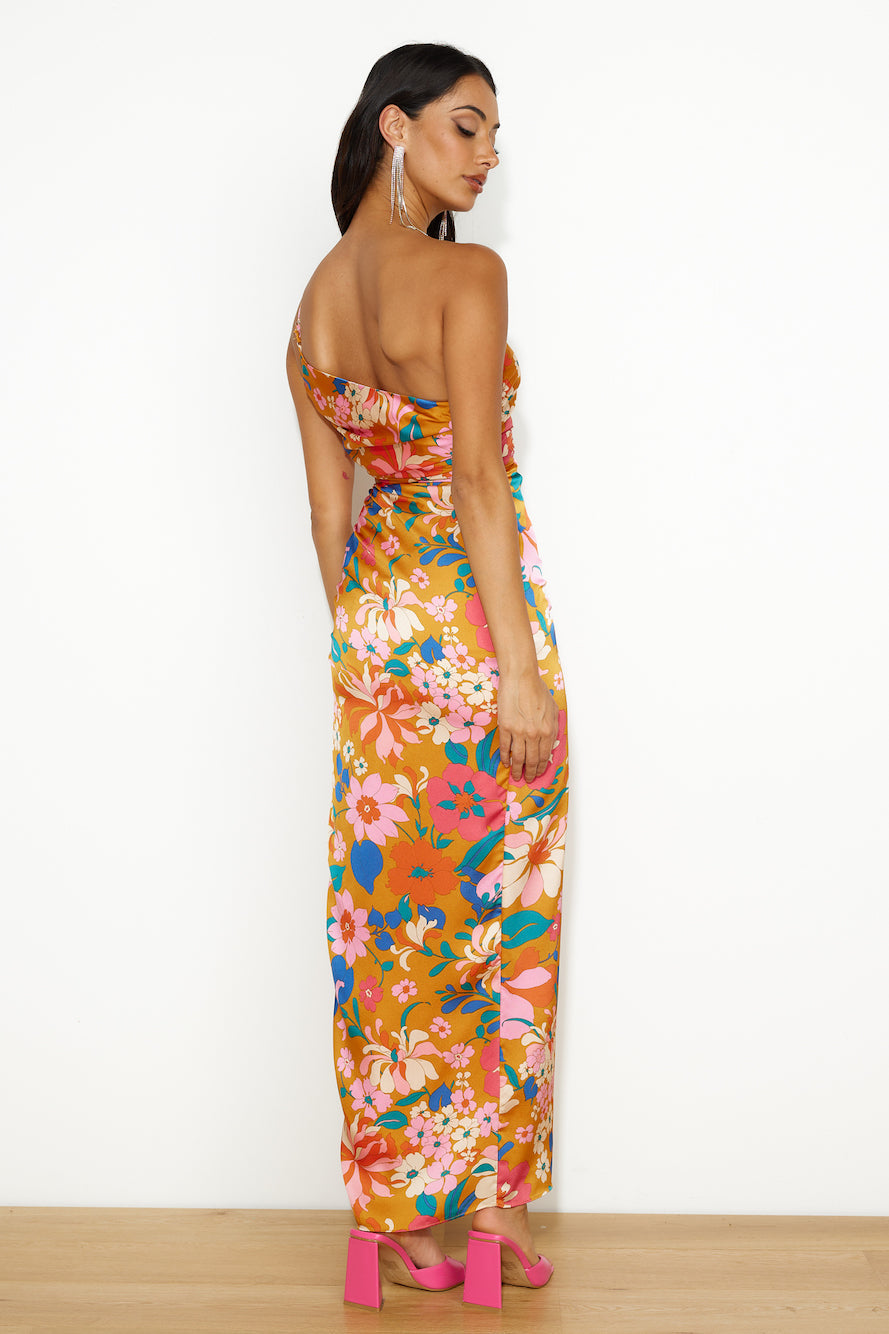 Pretty Fun Maxi Dress Orange