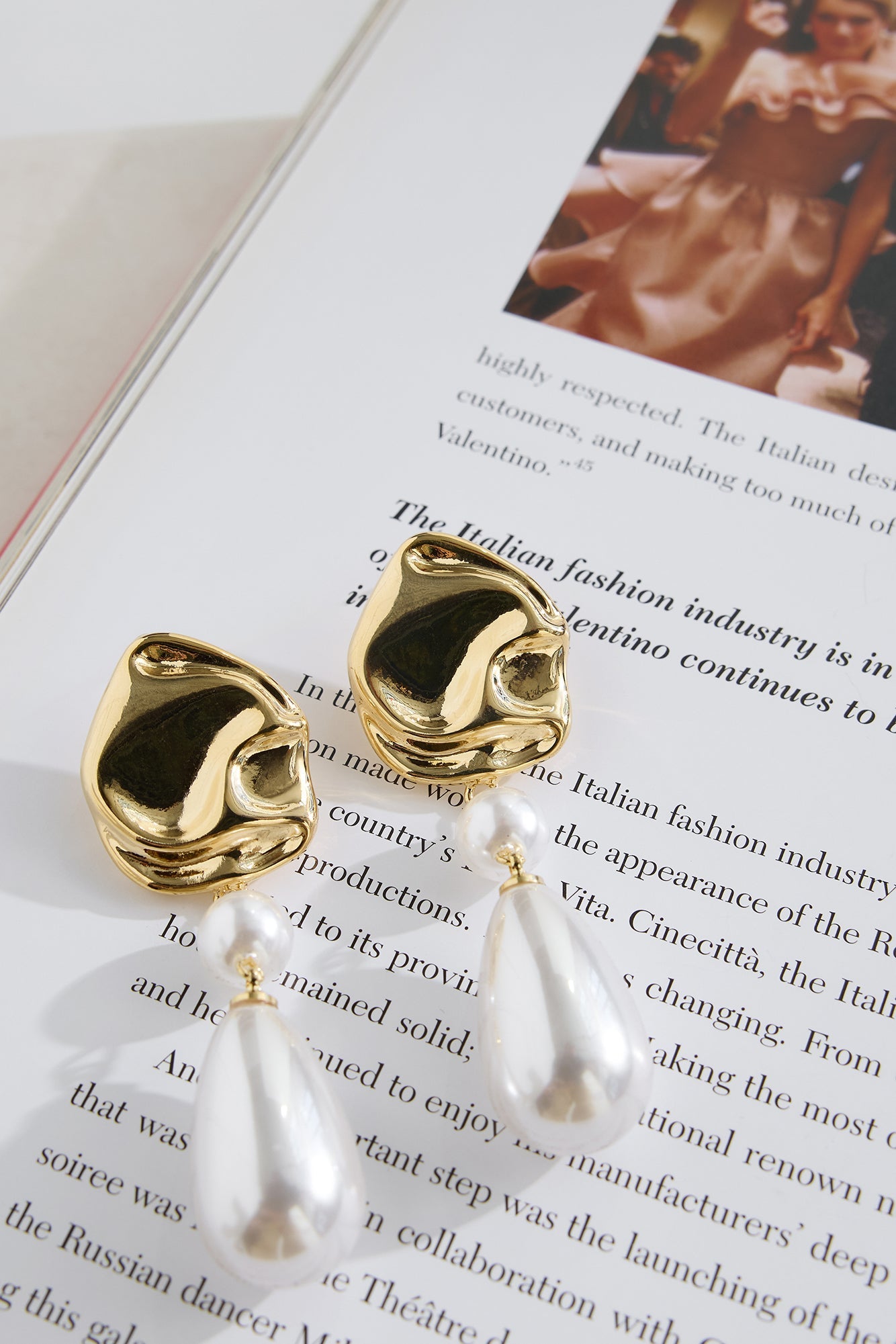 18k Gold Plated Delora Earrings Gold
