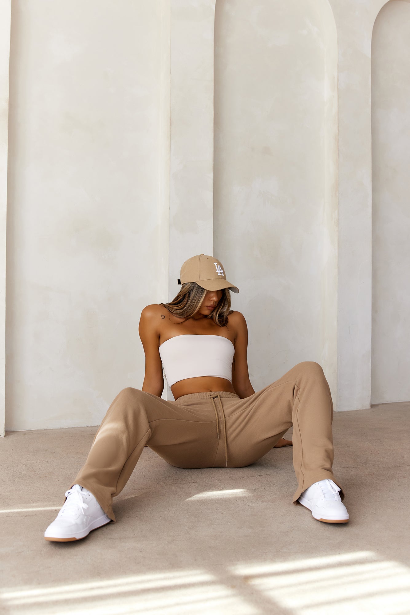 BASE Straight Leg Sweatpants Coffee