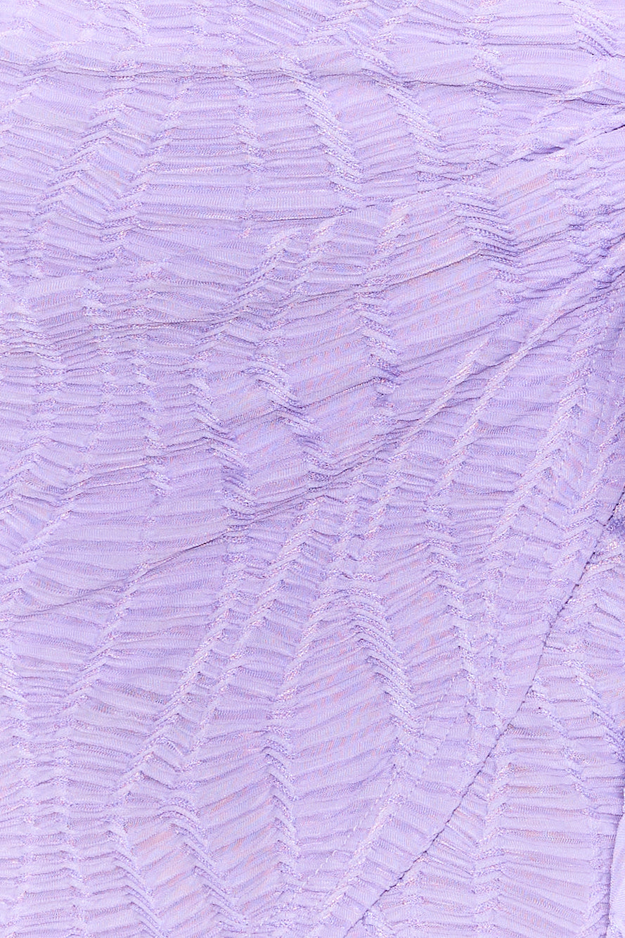 Seen First Crop Top Purple
