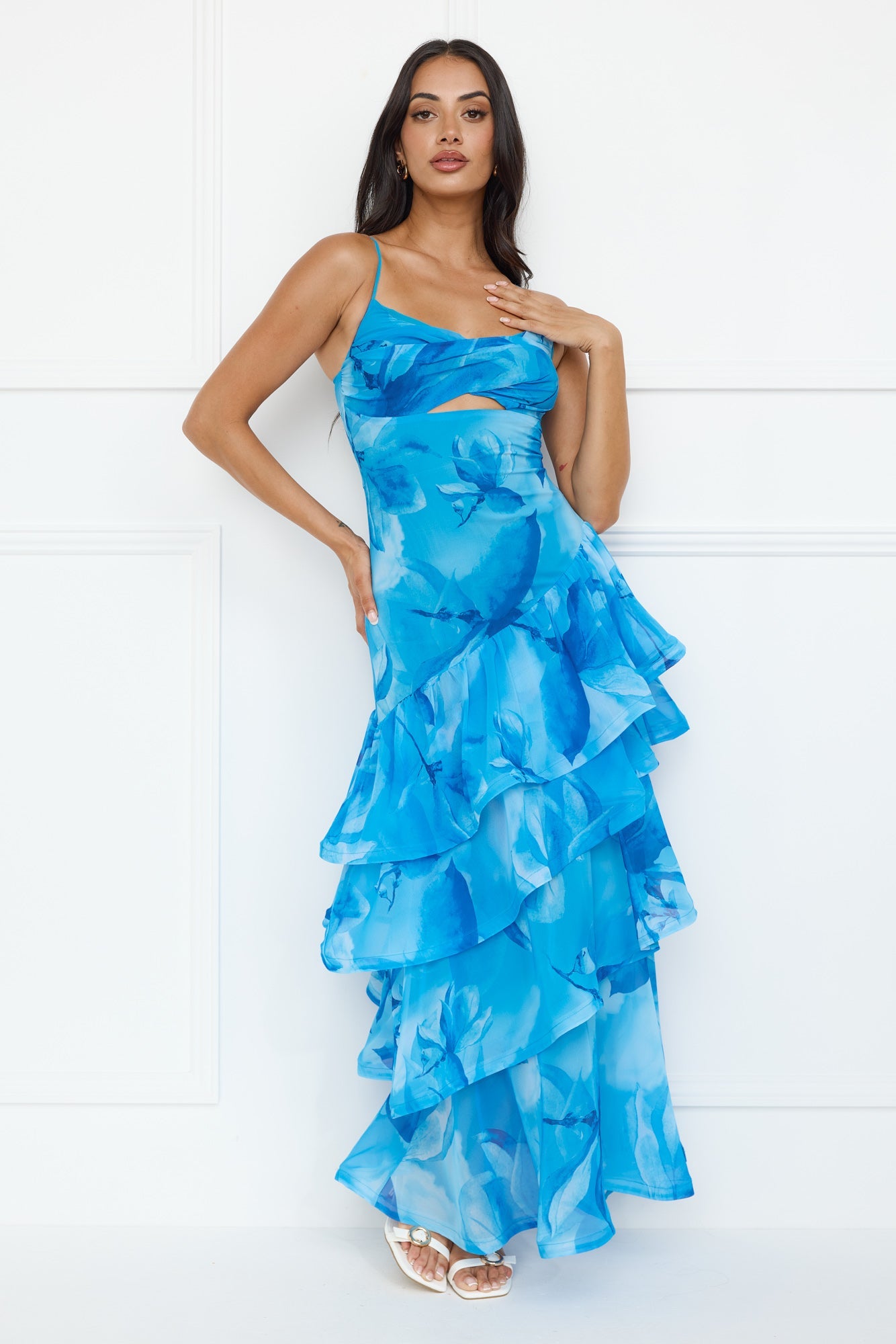 Twist And Tonic Maxi Dress Blue
