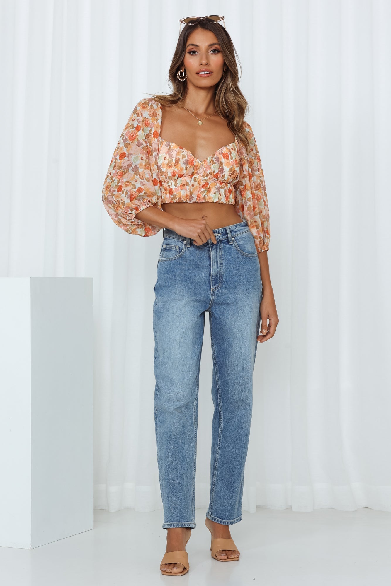 Spring Glory Crop Top Orange