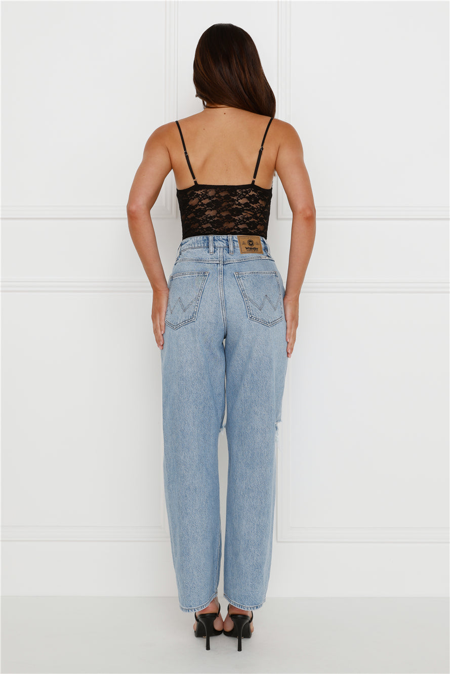 Promise Please Lace Bodysuit Black