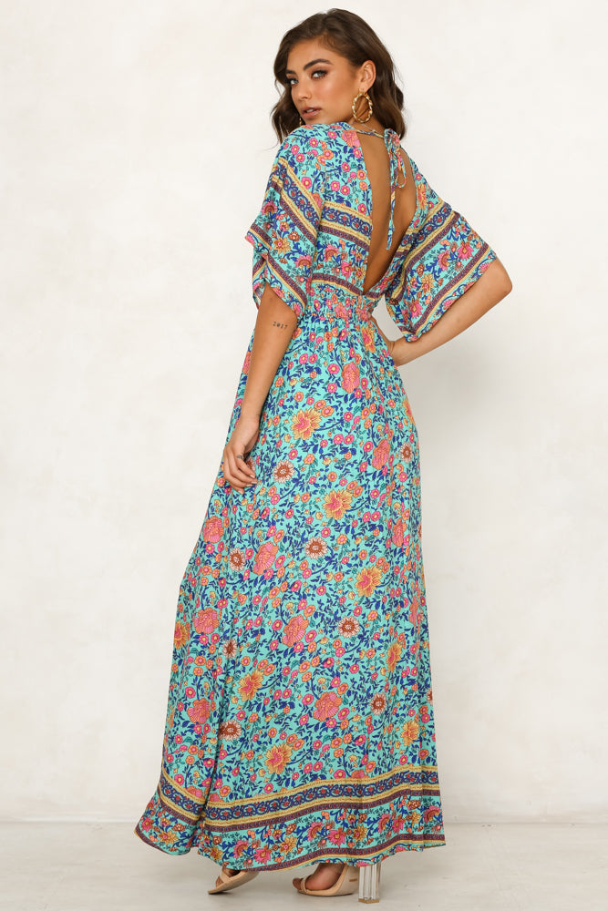Montalvo Maxi Dress Turquoise