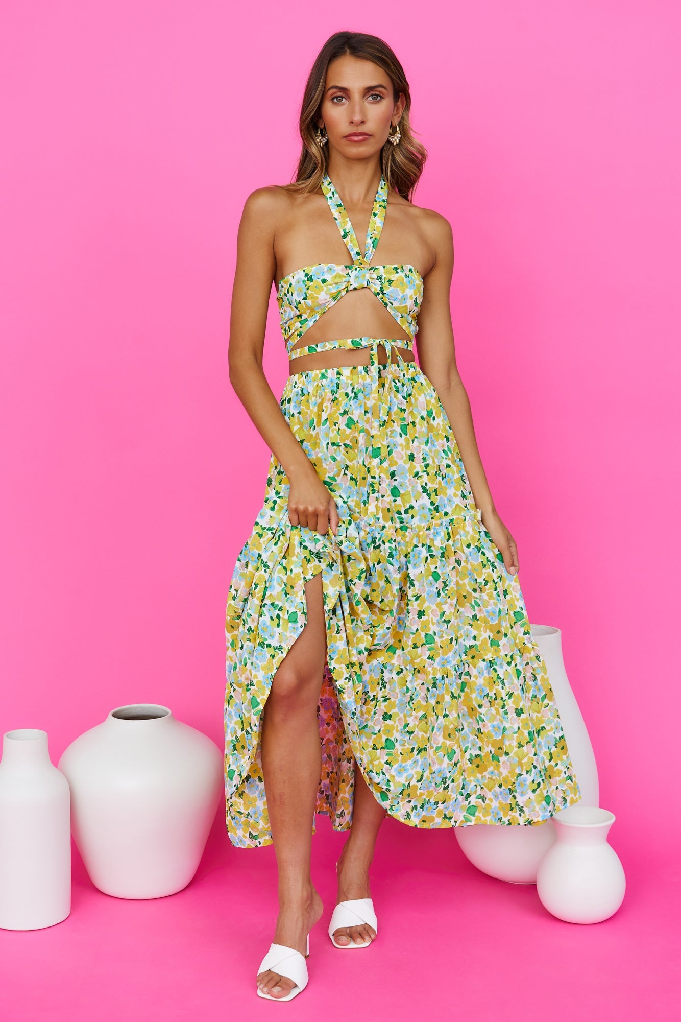 Heart Fluttering Maxi Skirt