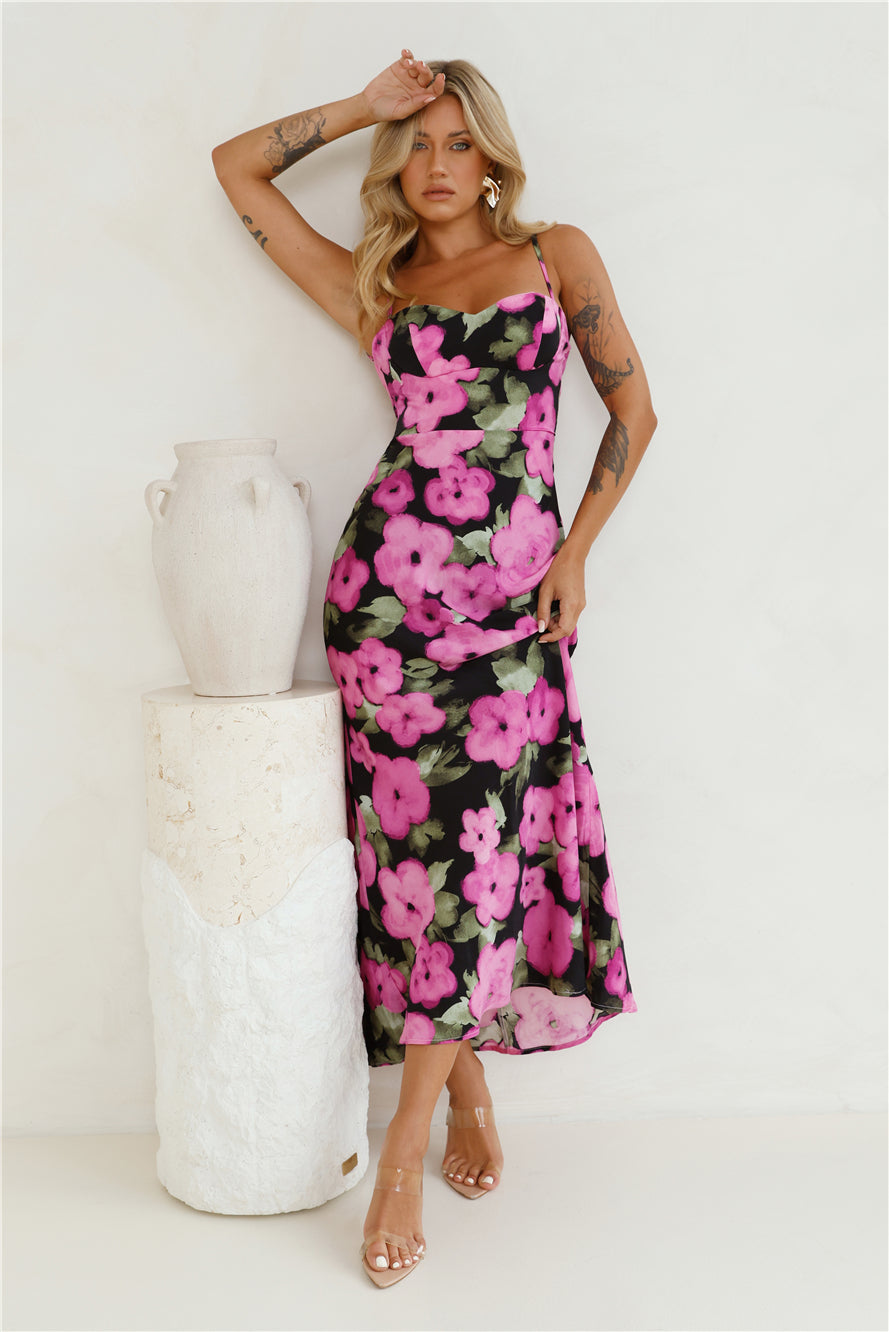 Sounds Of Jazz Maxi Dress Black