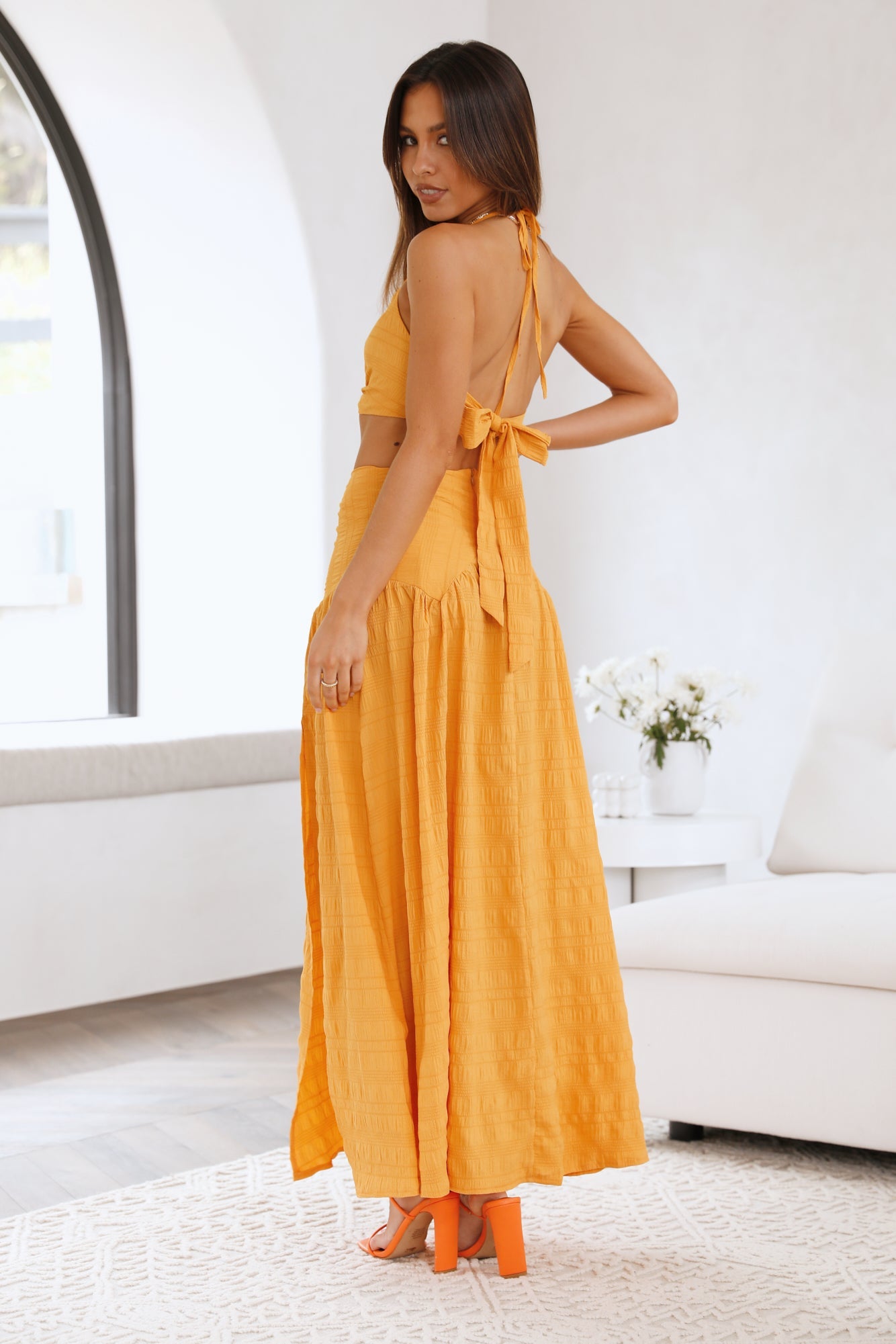 Sunlight Moments Maxi Skirt Yellow