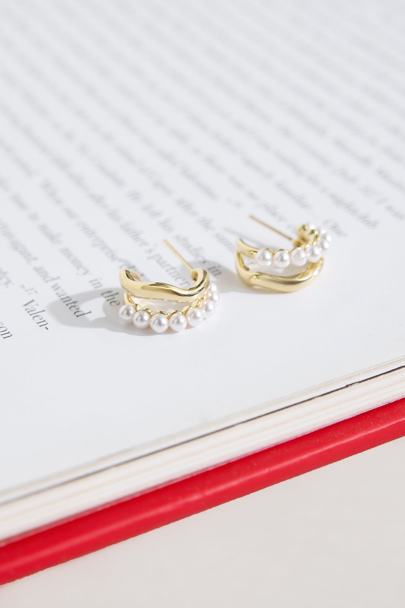 18k Gold Plated Frost Earrings Gold