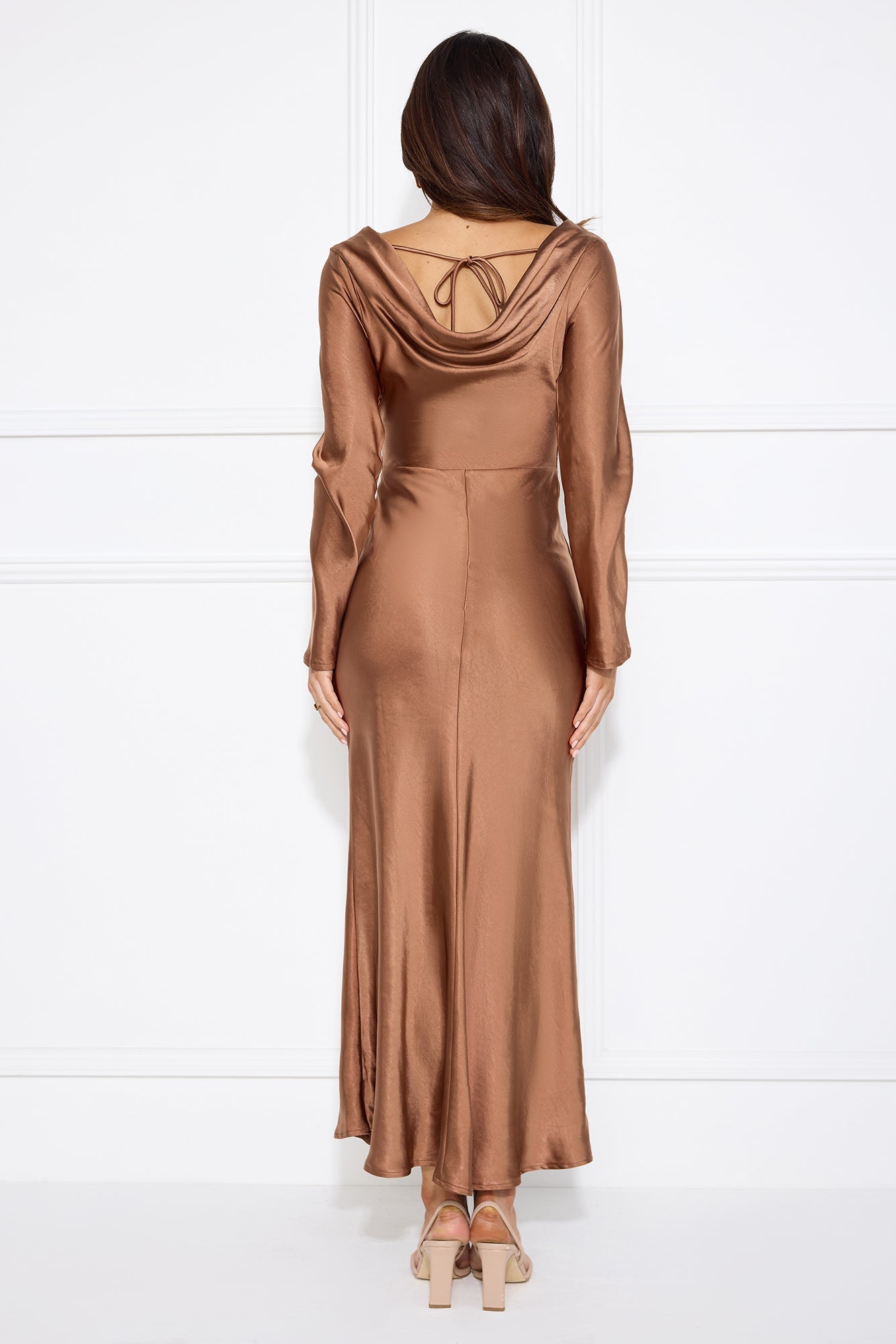 Classy Vibe Maxi Dress Brown