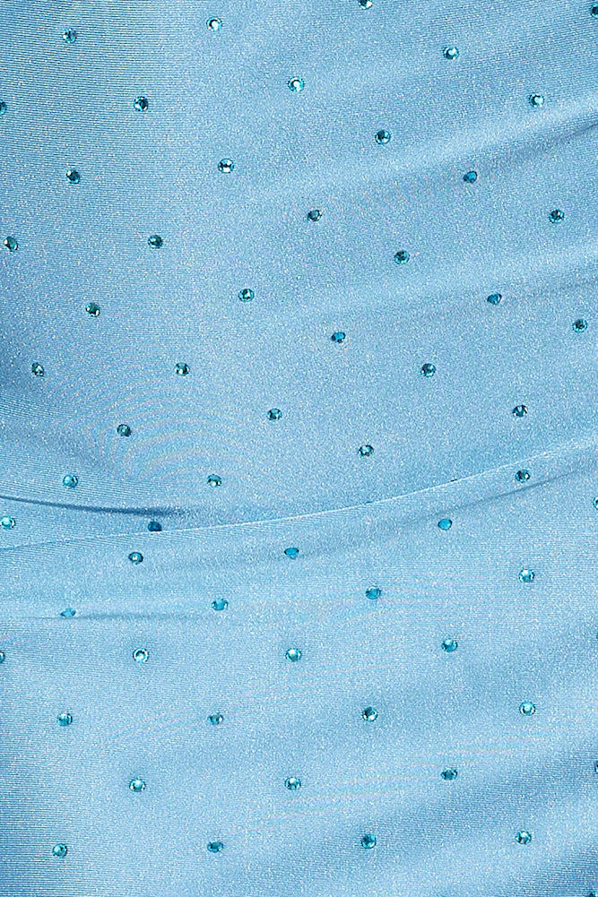 She's Got The Charm Midi Skirt Blue